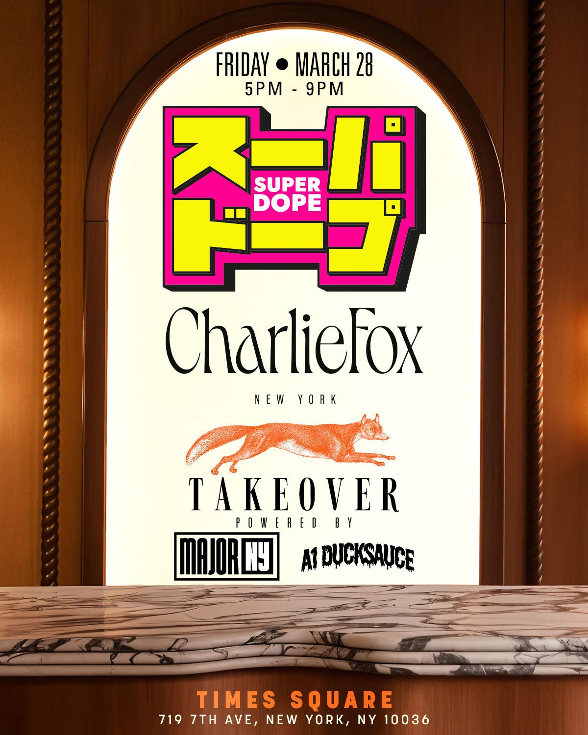 Super Dope Takeover At Charlie Fox
